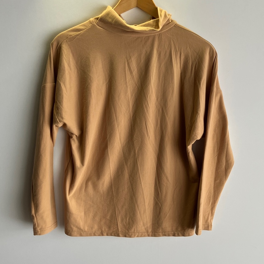Tan Long Sleeve Top/Skirt Combo